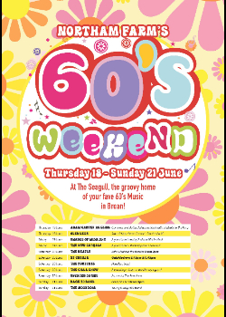 60's Weekend 7th -10th September